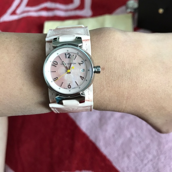 Authentic Louis Vuitton tambour vernis watch - Picture 2 of 8